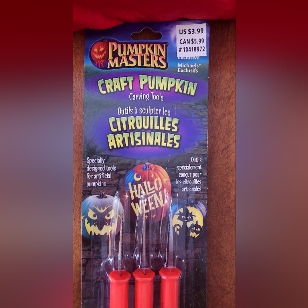PUMPKIN Masters Halloween Pumpkin Carving Tool Set 3 Pc Jack O Lantern Tool Set